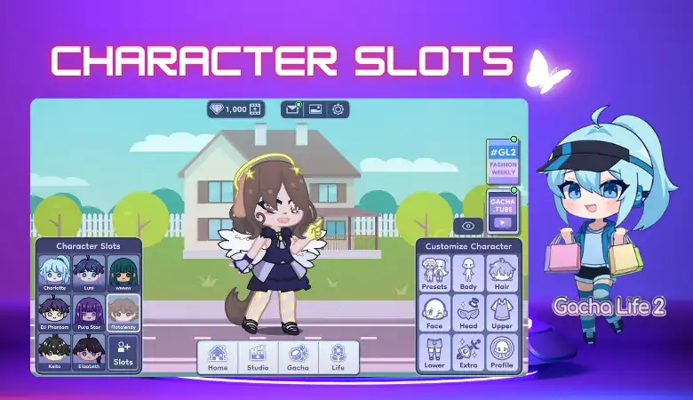 Gacha life-2 APK character Girls gacha life girl outfits and customization