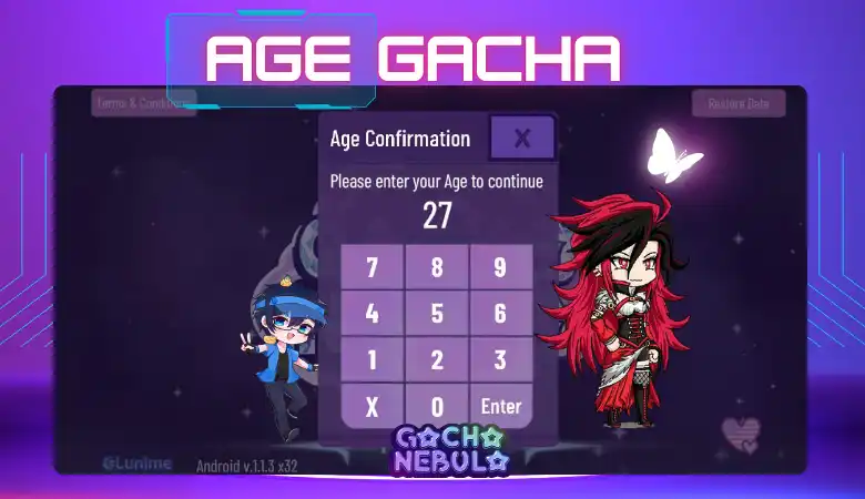 gacha Nebula Download Free APK mod Age configuration Gacha Mods Download