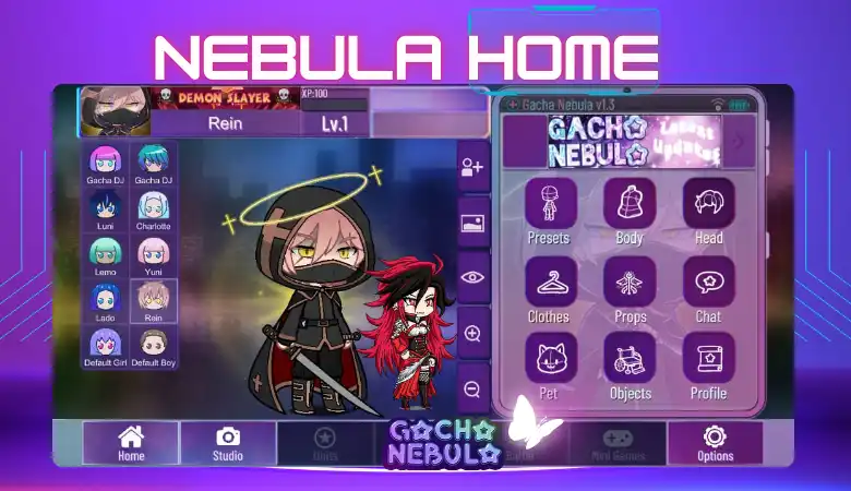 gacha Nebula Download Free APK mod Home page Explore nebula Fast