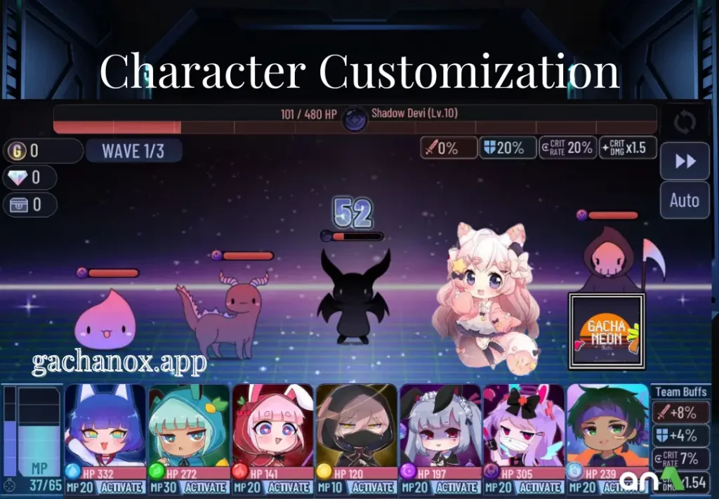 Gacha Neon lateated customizatoin updates